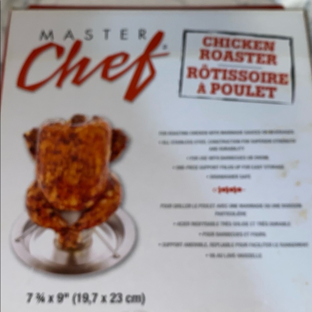 ✅4/$25✅ New in box Master Chef Brand Rotisserie compact! Stainless steel!